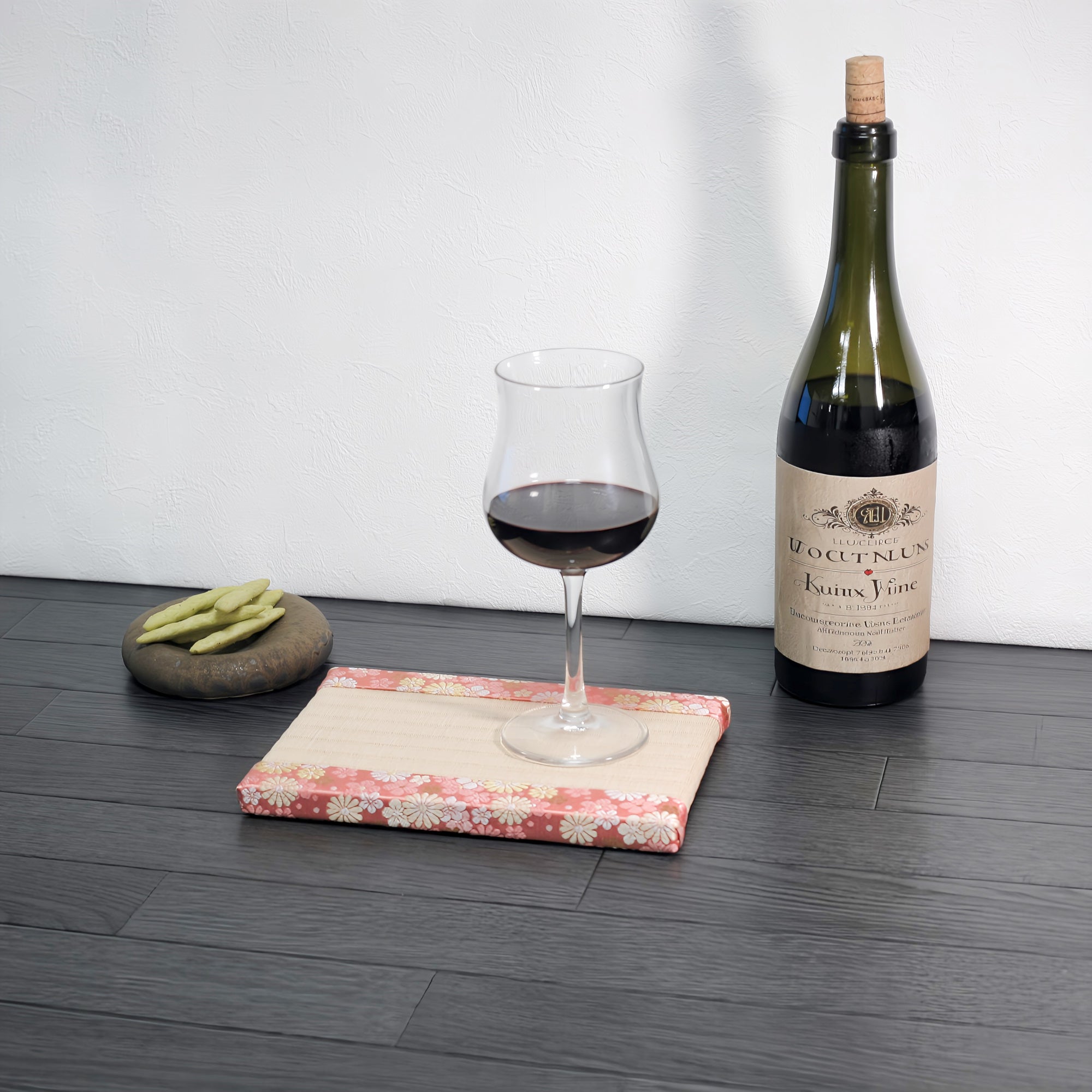 消臭効果がある華やかなミニ畳 金襴生地 ピンク ベージュ