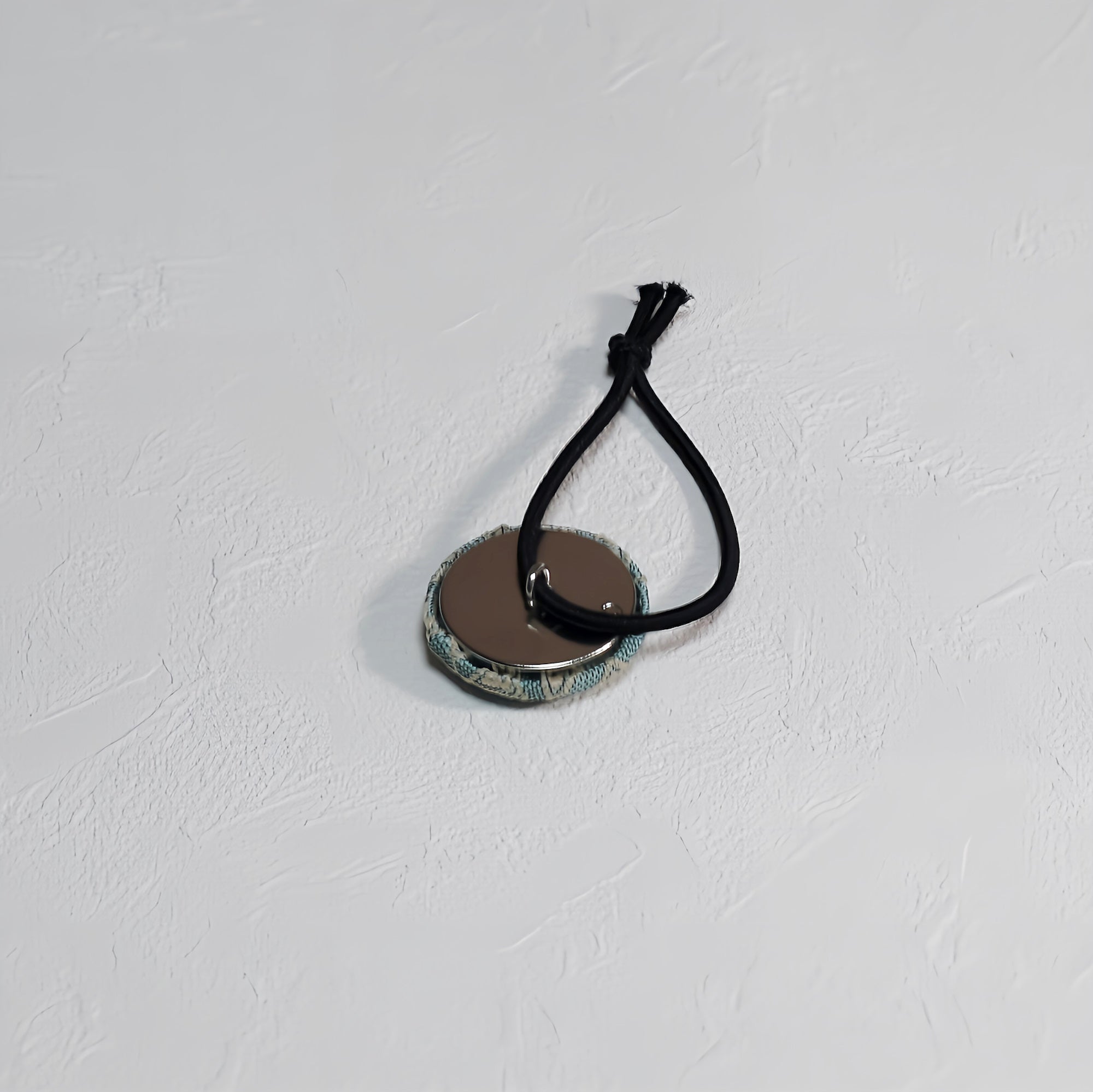 畳へりをアレンジしたヘアゴム グリーン