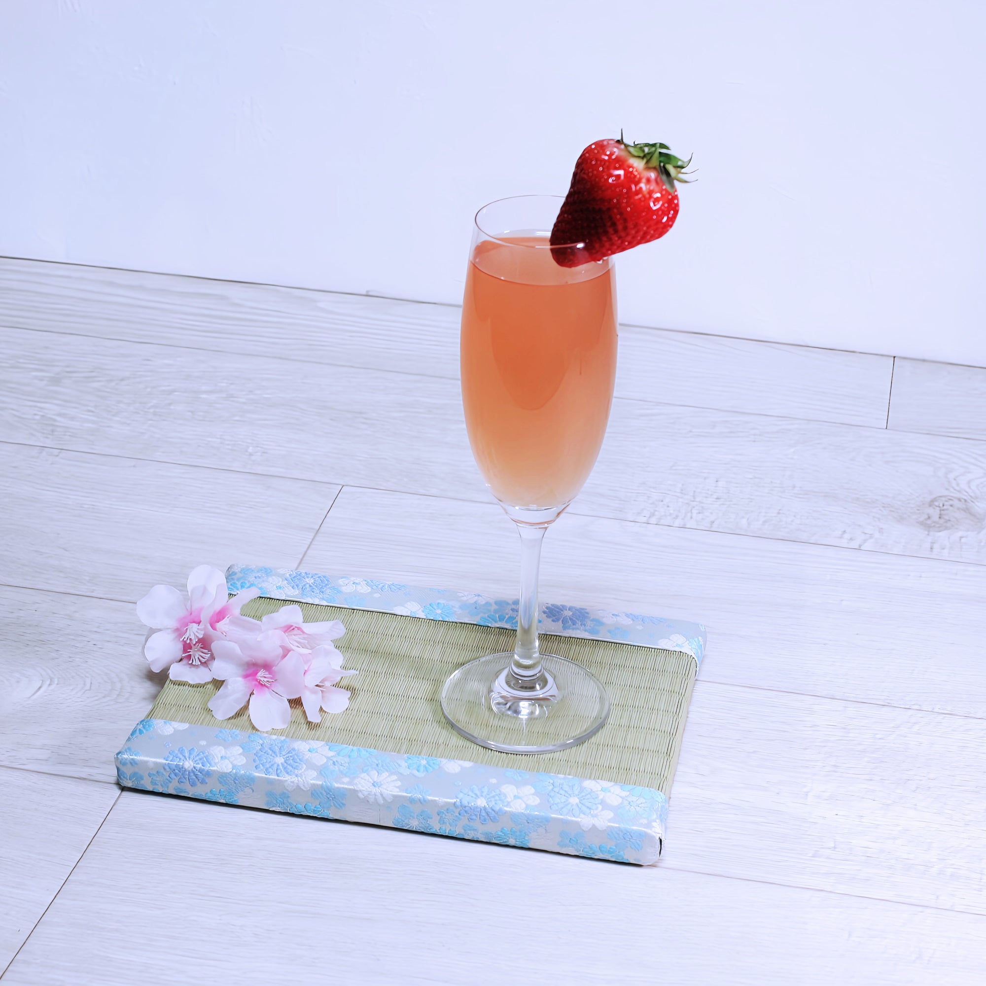 ミニ畳 消臭効果がある華やかなミニ畳 金襴生地 ブルー グリーン