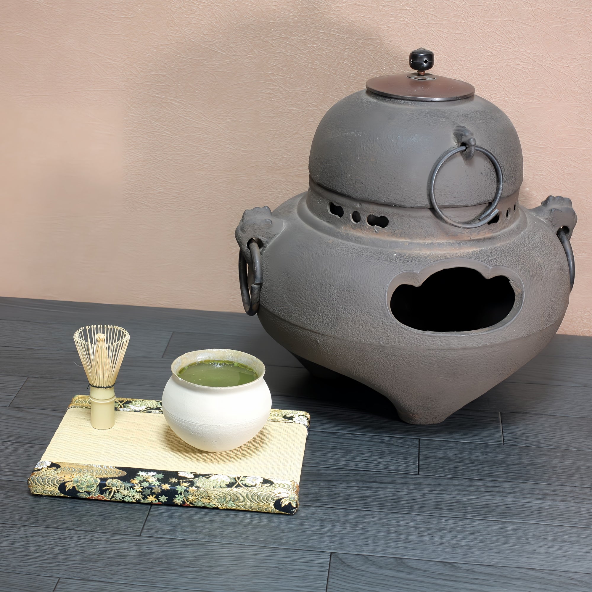 ミニ畳 消臭効果がある華やかなミニ畳 金襴生地 カラフル イエロー