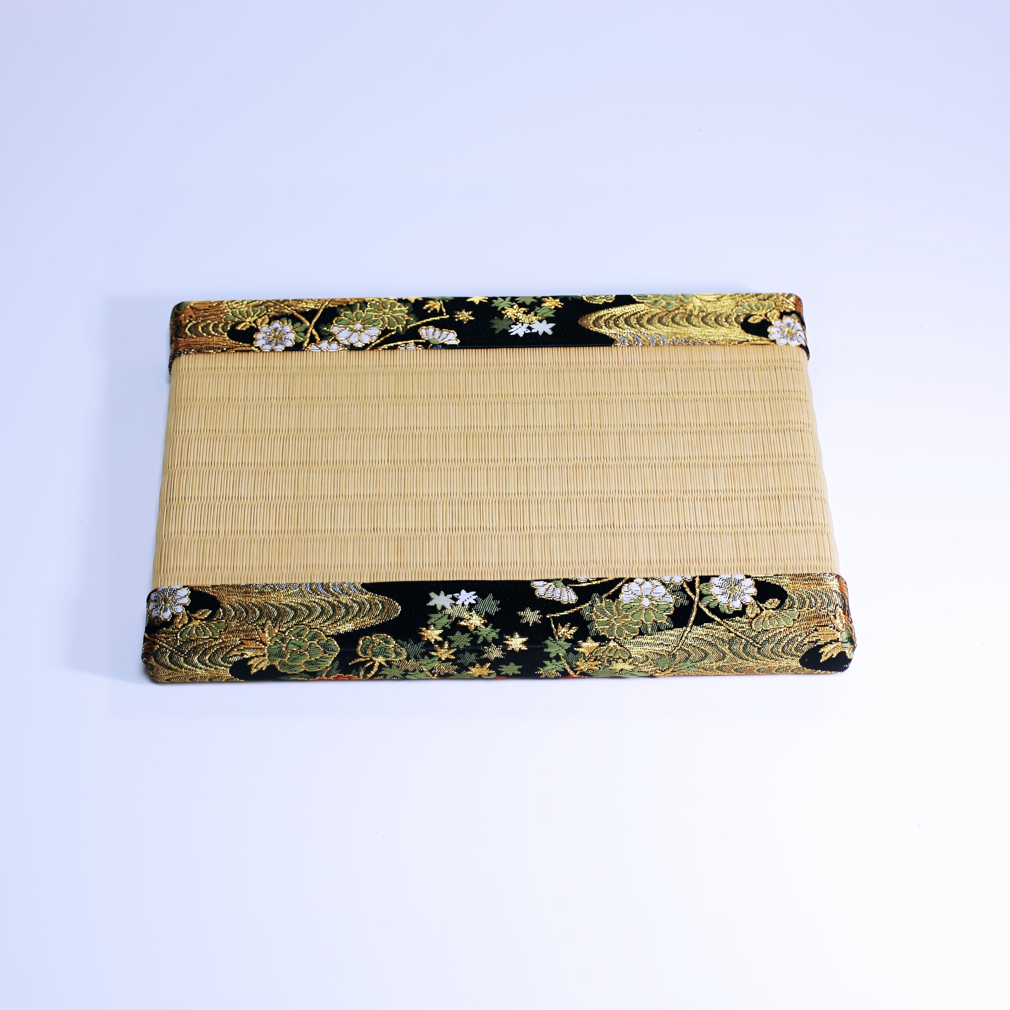 ミニ畳 消臭効果がある華やかなミニ畳 金襴生地 カラフル イエロー