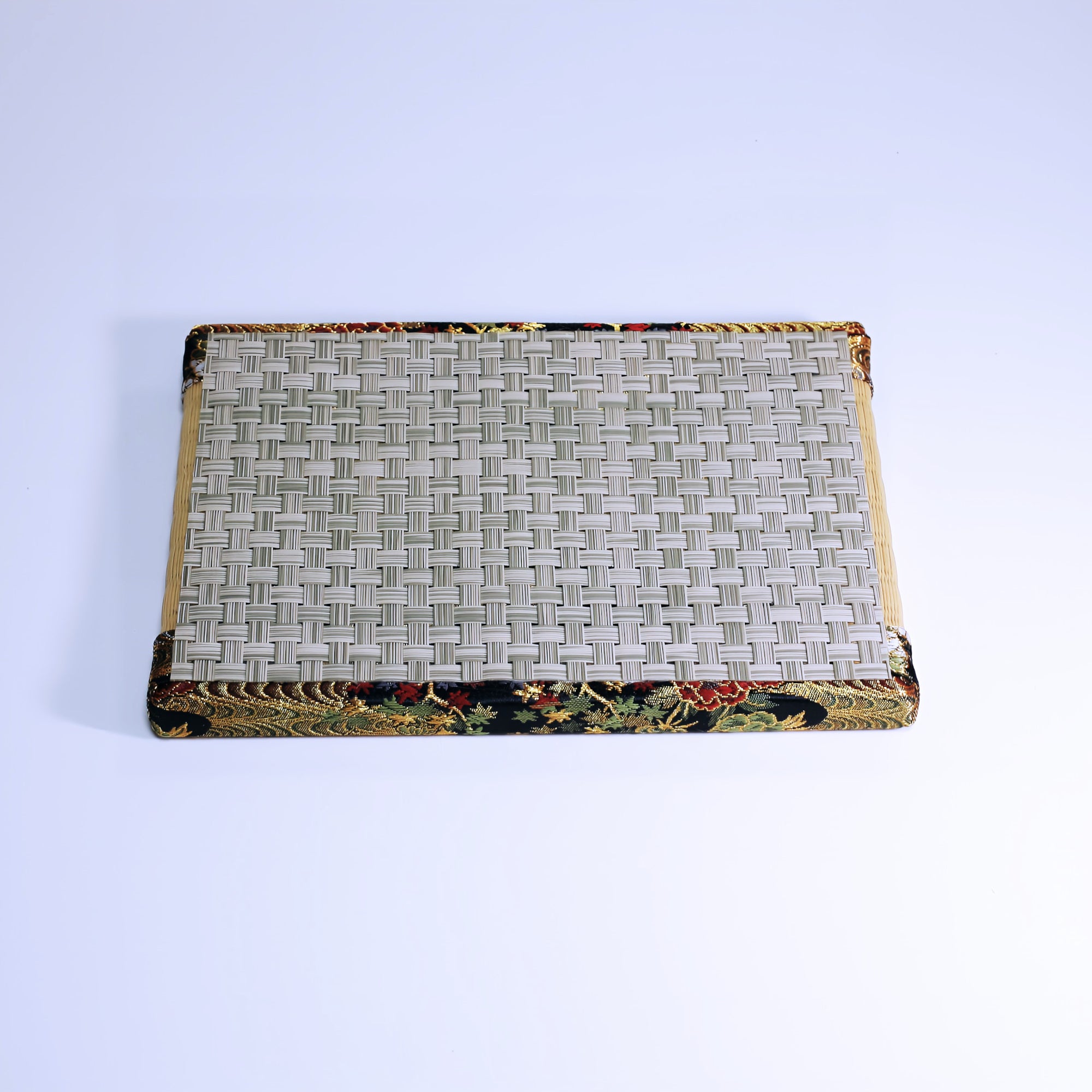 ミニ畳 消臭効果がある華やかなミニ畳 金襴生地 カラフル イエロー