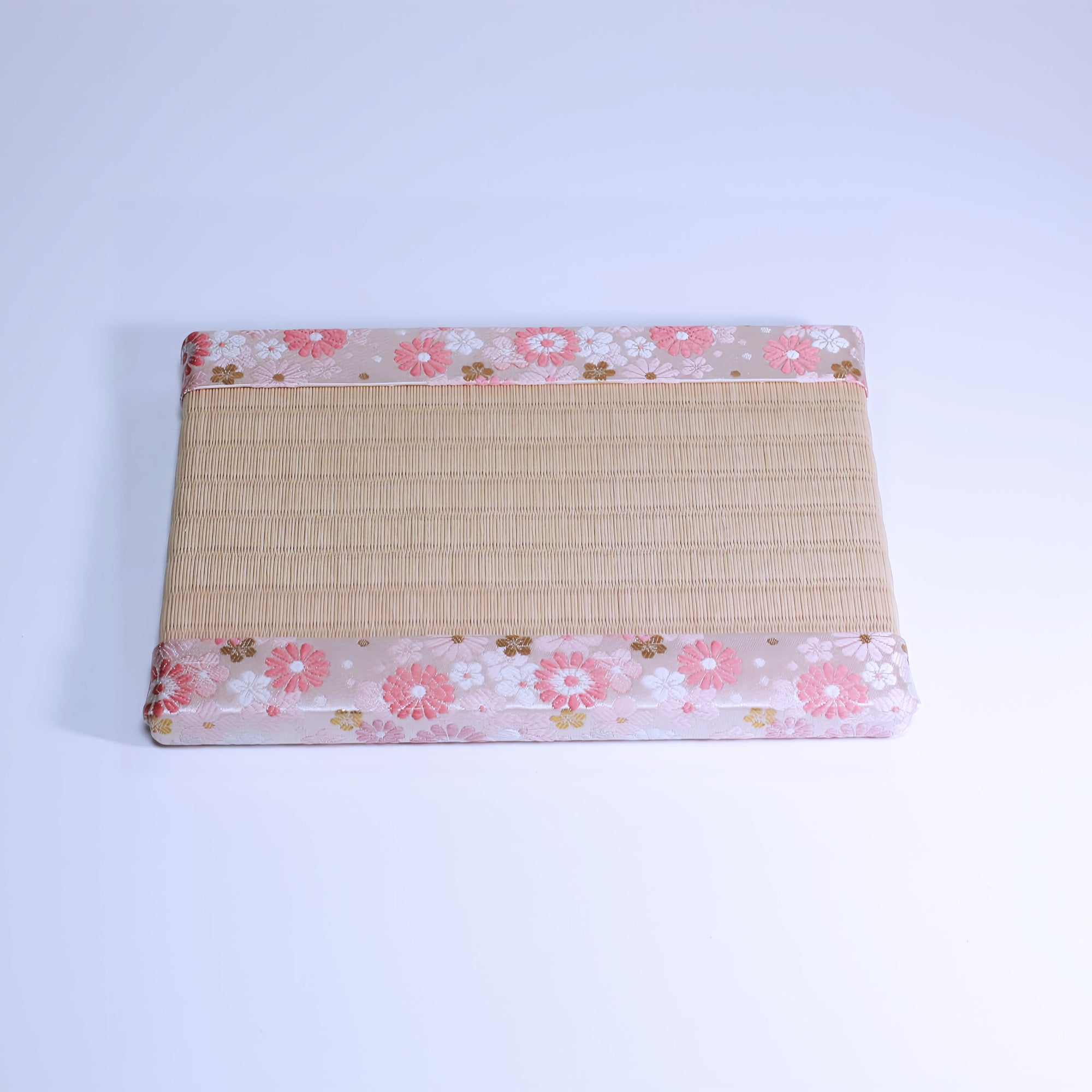 ミニ畳 消臭効果がある華やかなミニ畳 金襴生地 ピンク ホワイト ベージュ